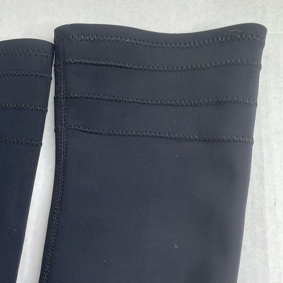 Free People Outer Limits thigh-high over-the-knee black stretch boots - Picture 10 of 13